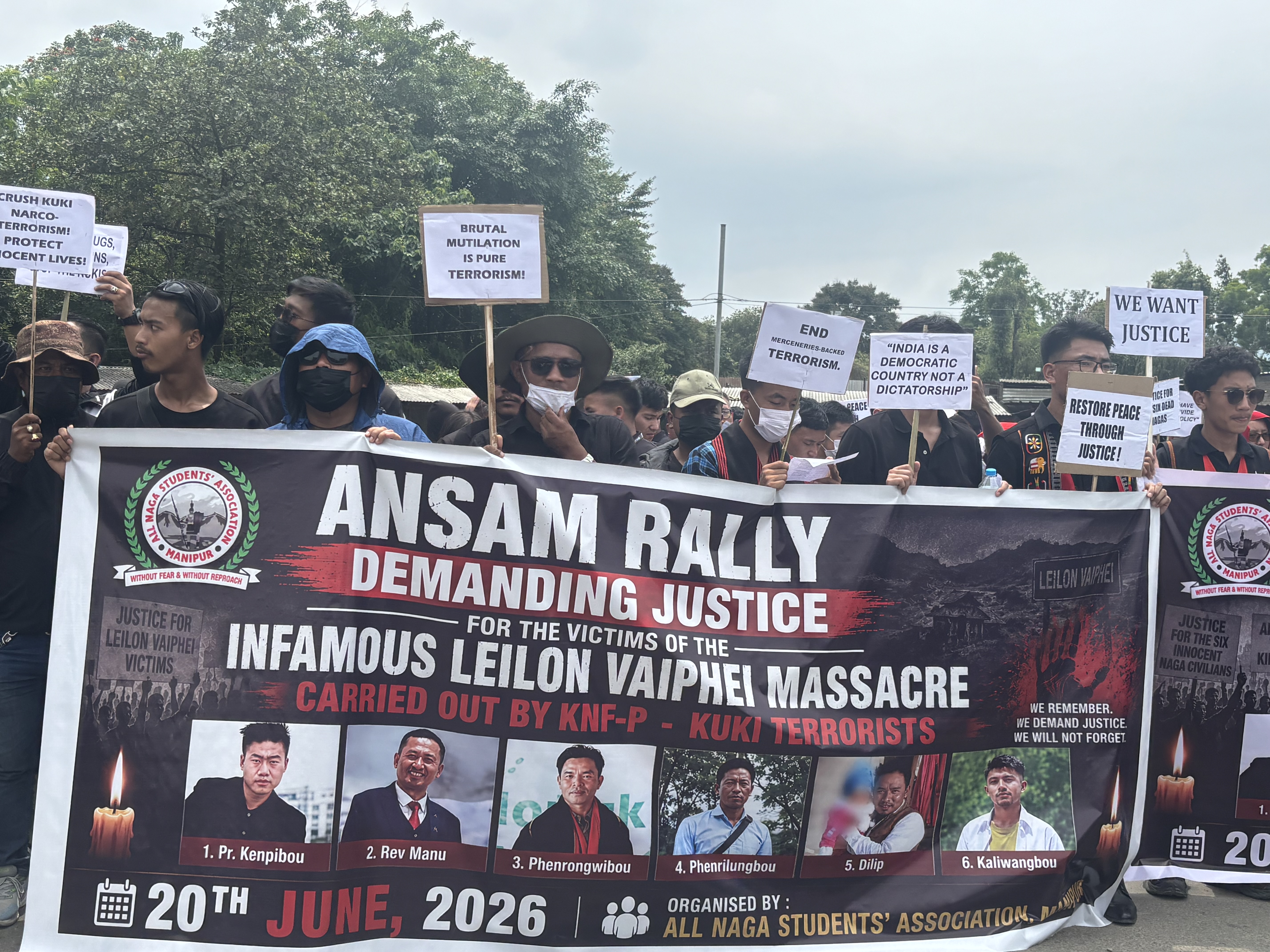 Thousands demand justice for slain Nagas in Imphal rally