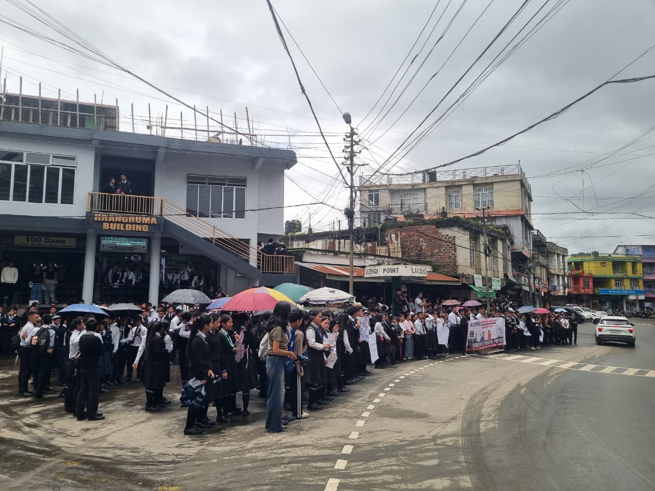 Mizo Zirlai Pawl leads protests over NEET paper leak