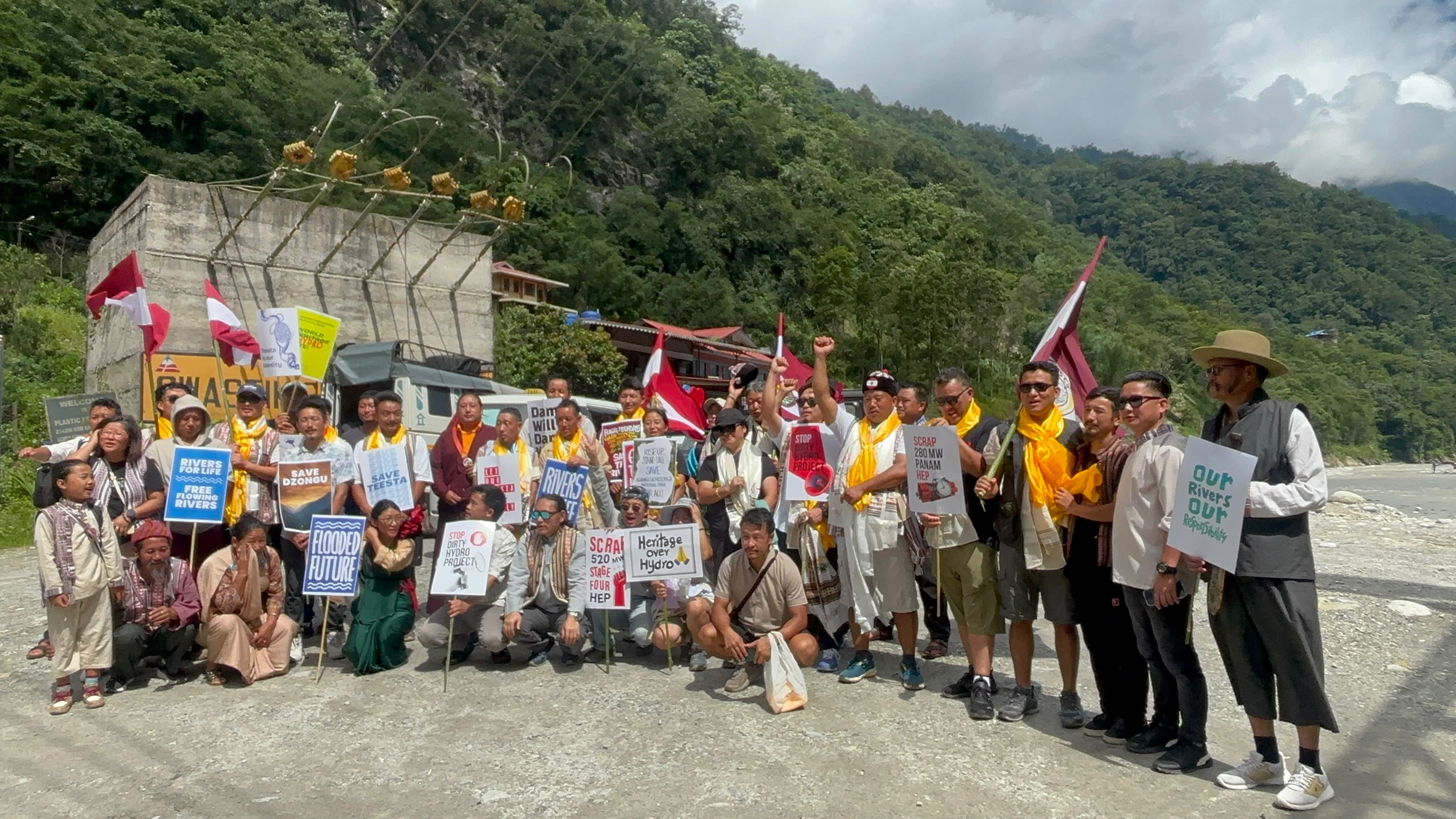 Sikkim: Affected Citizens of Teesta Begin 4-Day March