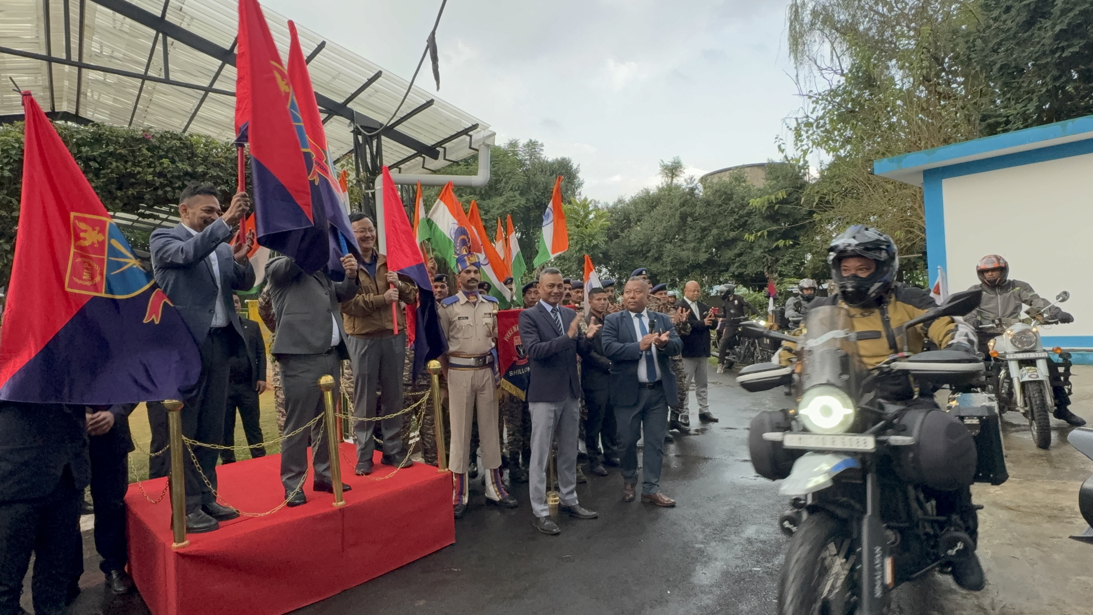 Meghalaya Police Join Pan-India Anti-Drug Motorcycle Rally