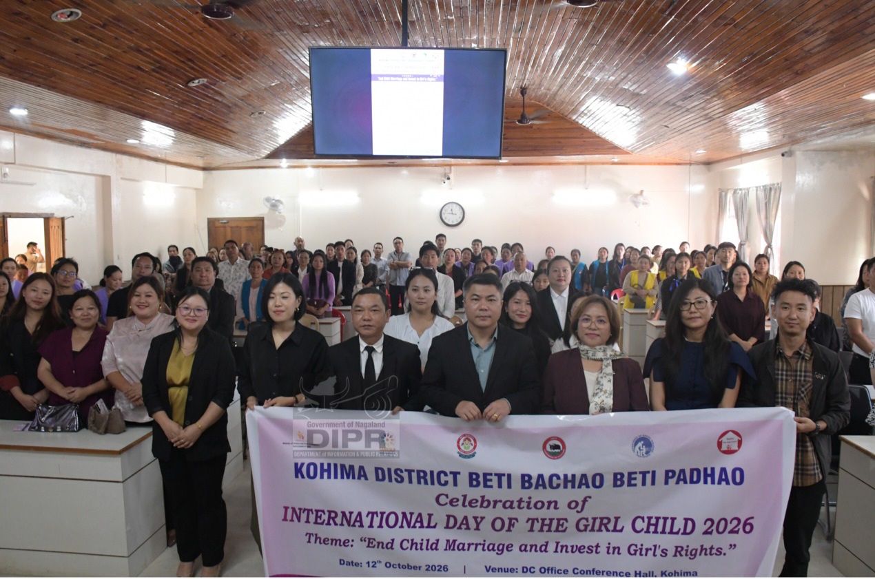 Kohima marks Int’l Day of the Girl Child, calls to end child marriage