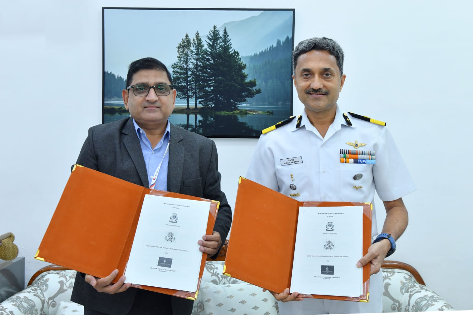 Royal Global Uni signs MoU with Coast Guard for defence families